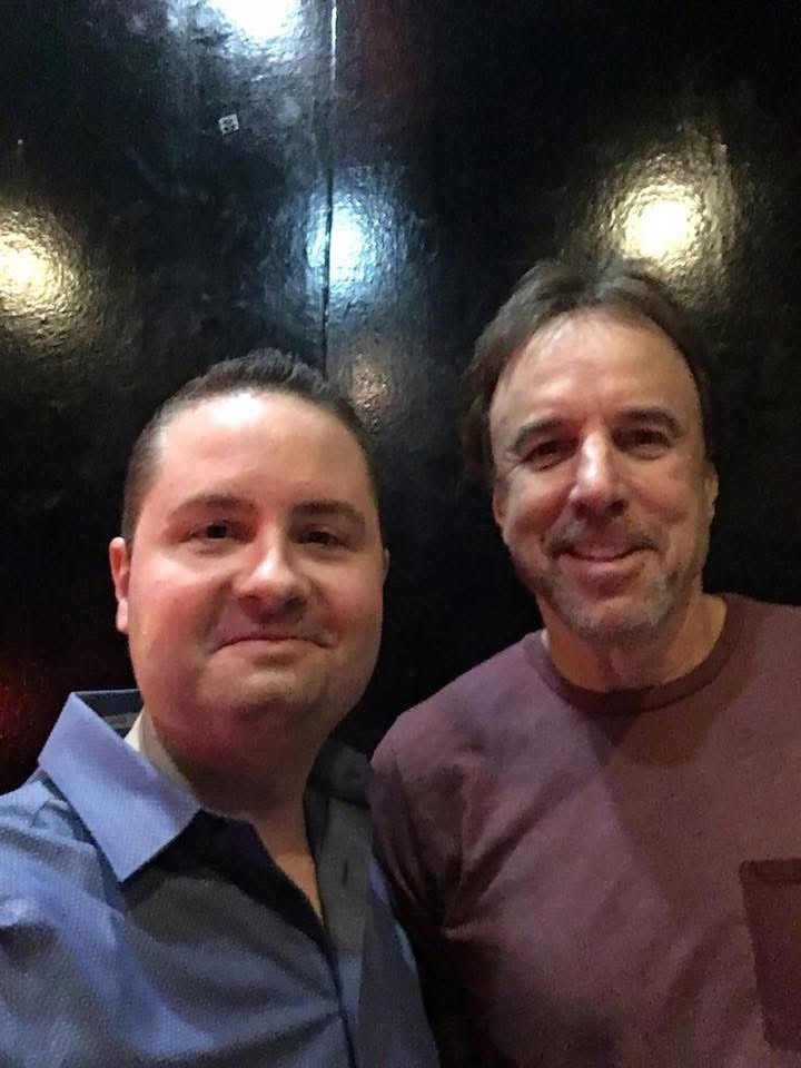 Brandon with Kevin Nealon